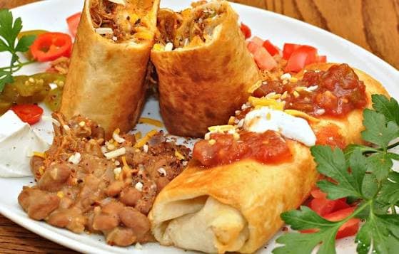 Beef Chimichanga
